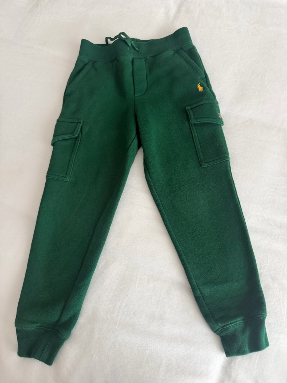 Polo by Ralph Lauren Kids' Sweatpants Trio in Black, Navy & Green - Picture 4 of 5